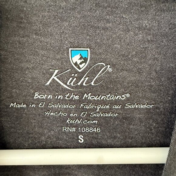 Kuhl Charcoal Gray Sleeveless Crew Neck Konstance Tank Top - Picture 3 of 5